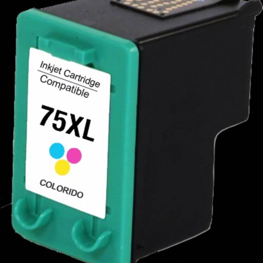 cartucho hp 75 color