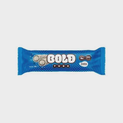 Barra de Proteína Tubo sabor Cookies and Cream 30g - Bold