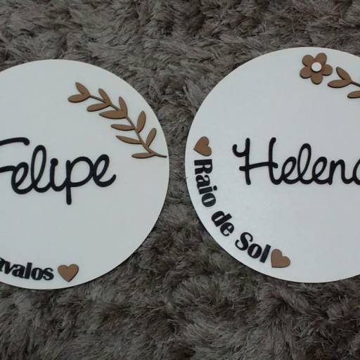 Plaquinha Infantil em Bauru, SP por Nova Laser Bauru