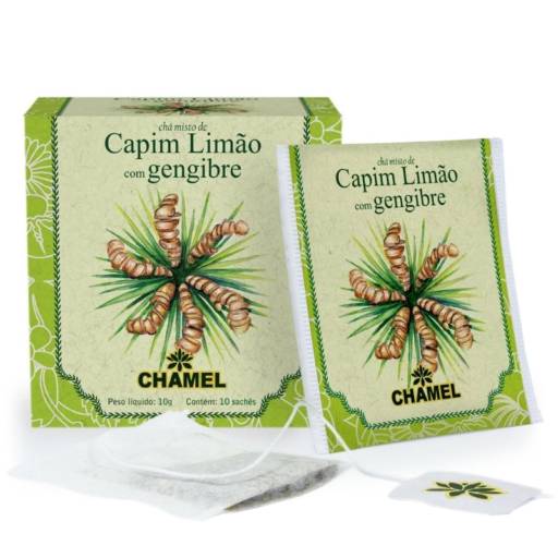 Chá Misto de Capim-Limão e Gengibre em Sachês - Chamel