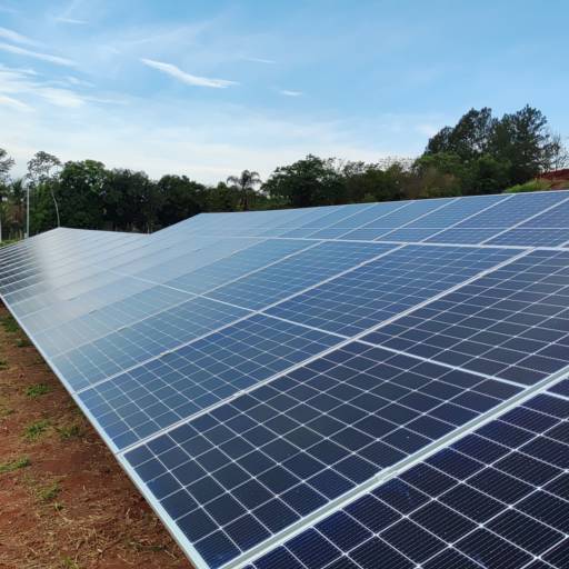 Usina Energia Solar Fotovoltaica Solo