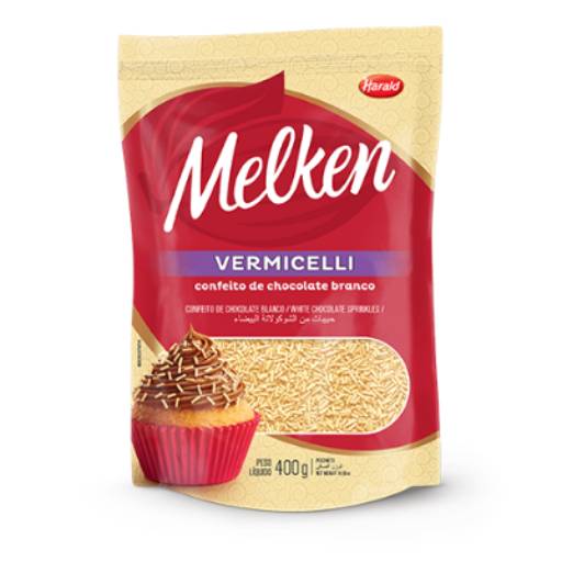 Granulado Vermicelli de Chocolate Branco Melken 400 g