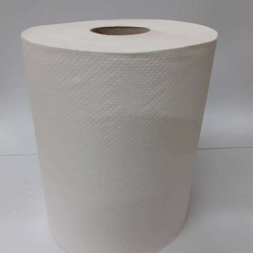 Comprar o produto de Papel Toalha de Rolo Branco 100% Celulose c/6x200m em A Classificar pela empresa TRESKOS em Botucatu, SP por Solutudo