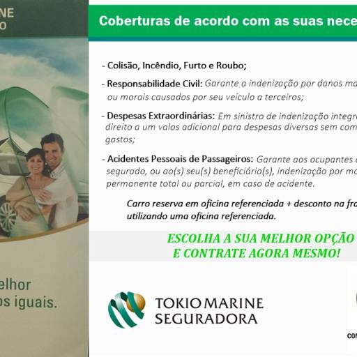 Tokio Marine Auto e Auto Clássico  por RJE3 Consultoria & Corretora de Seguros