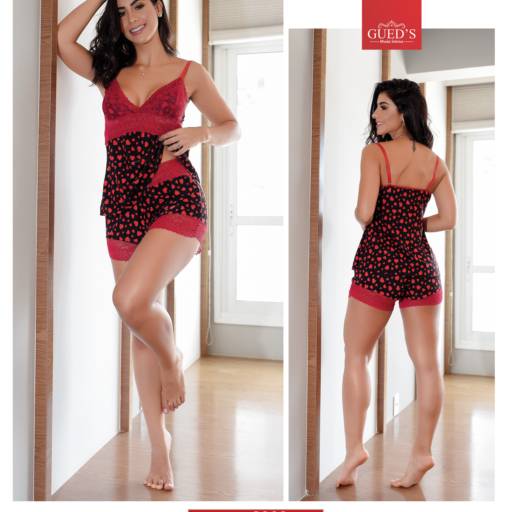 2309 - BABY DOLL RENDA NO BOJO