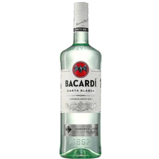 Comprar o produto de Rum Bacardí Carta Blanca- 980ml em Rum pela empresa Drink Fácil em Aracaju, SE por Solutudo