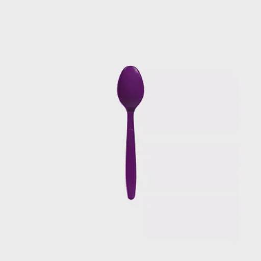 Colher Master Roxa para Açai 50un | Plastilania