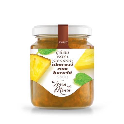 Comprar o produto de Abacaxi com Hortelã em Gourmet pela empresa Terra Moriá • Geleias Artesanais de Atibaia em Atibaia, SP por Solutudo