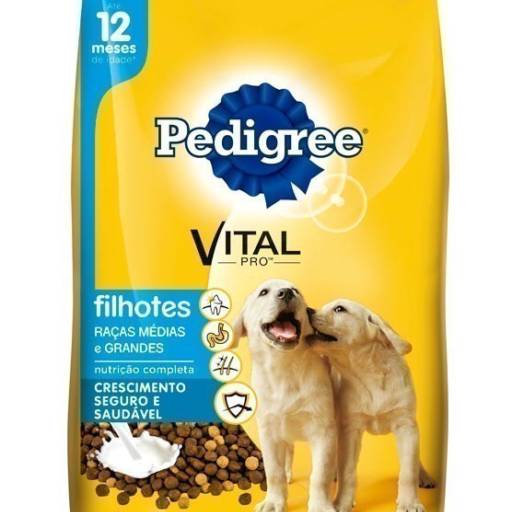 PEDIGREE VITAL FILHOTES RAÇAS MÉDIAS E GRANDES