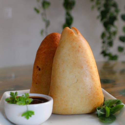 Esfiha de frango com catupiry.