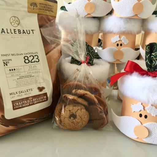 Papai Noel recheado de cookies!!! por Rachel Doces e Bolos