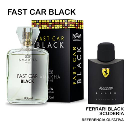 Perfume Fast Car Black 100ml em Jundiaí, SP por Amakha Paris - Perfumes e cosméticos