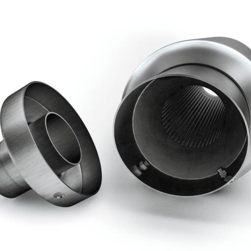 Abafador Esportivo Aço Inox Luzian La09 Shark Ent 2,5 Pol por Bull Pipe Serviços Especiais