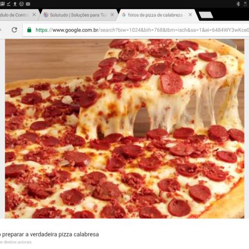 Comprar o produto de Pizza de Calabresa em Outros Serviços pela empresa Pizzaria do Carmo em Caraguatatuba, SP por Solutudo