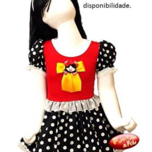 3418 - Vestido Acordeão baby (1 a 3) em Tietê, SP por Fantasia & Folia