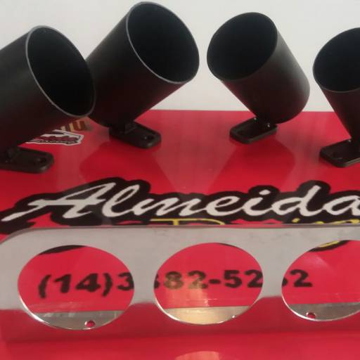 Suporte para manômetros 52mm e 60mm  por Almeida Racing