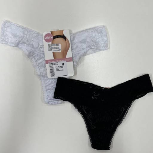 Calcinha fio dental renda Selene