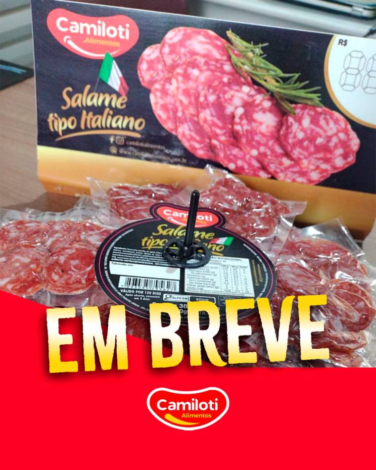 Em Breve - Salame Artesanal Fatiado – Praticidade e Sabor Pronto para Servir